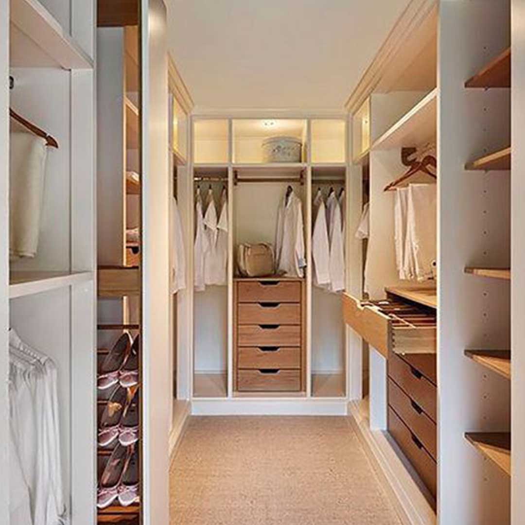 Vestidor walk-in profesional